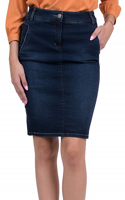 Women's Denim Skirt Business Length P 19532 / 2020