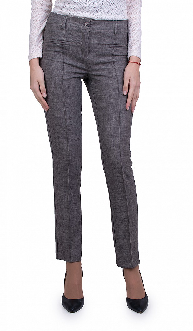 Ladies' Pants Beige Melange 21557